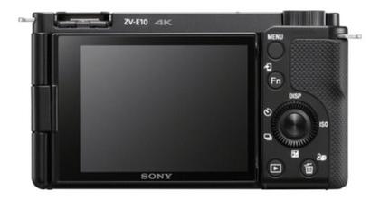 Câmera sony zv-e10 mirrorless kit com lente 16-50mm (preta