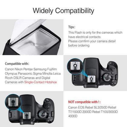 Imagem de Câmera Speedlite Flash Powerextra DF-400 para Canon Nikon