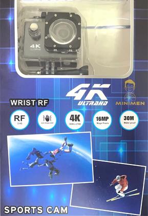 Imagem de Câmera Ultra 4k Sport Cam Wifi Bike Carro Moto Mergulho Carro, Escalada, Ski, Surf, Android iOS NF