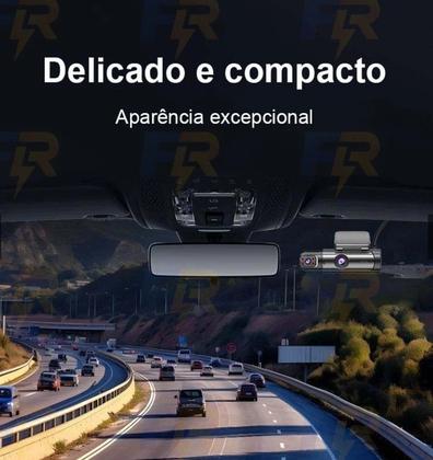 Imagem de Câmera Veicular Dual Hd Frontal E Interna Visão Noturna