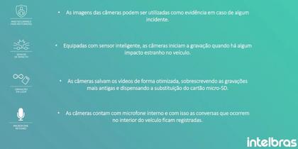 Imagem de Câmera Veicular Smart Full HD com Cartão de Memória MicroSD 32GB DC3102 Intelbras -Preta 