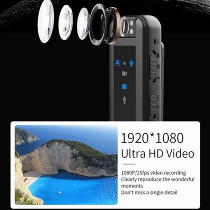 Imagem de Câmera Vídeo Corporal Com Visão Noturna Full Hd Com 32GB