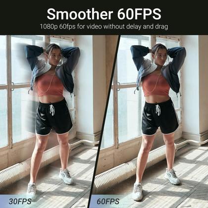 Imagem de Câmera Web Cam Ptz 4K Conferência Zoom Digital 4X Cor Preto