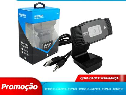 Imagem de Camera Webcam Com Microfone 720p 30fps Usb 2.0 Pc Notebook Para Lives Home Office Videoconferência