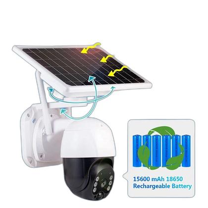 Imagem de Câmera Wi-Fi Sem Fio Com Bateria Solar Ip66 1080P Icsee