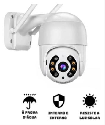 Imagem de Camera wifi giratoria 360 graus / Camera wifi filma colorido a noite / Kit com duas cameras