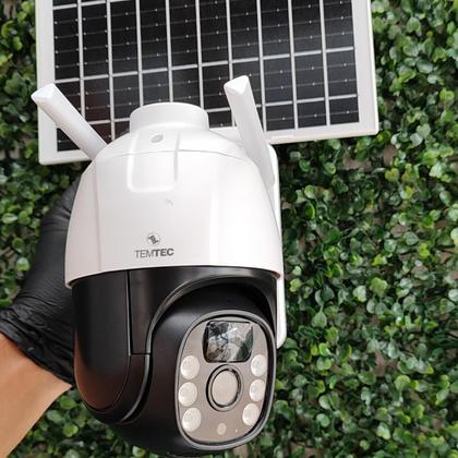 Imagem de Câmera WiFi Robô Solar 360 Full HD com Visão Noturna Colorid