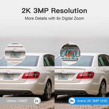 Imagem de Câmeras de segurança ARENTI Solar Wireless 2K 360 WiFi 2-Way Talk