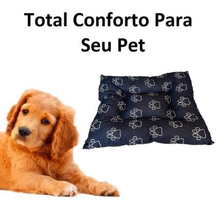 Imagem de Caminha Cachorro Gatos Fibra Luxo Acolchoada Tamanho P Macho