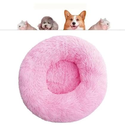 Imagem de Caminha donut nuvem pet pelucia redonda cama peluciada ninho casinha casa colchonete cão gato toca