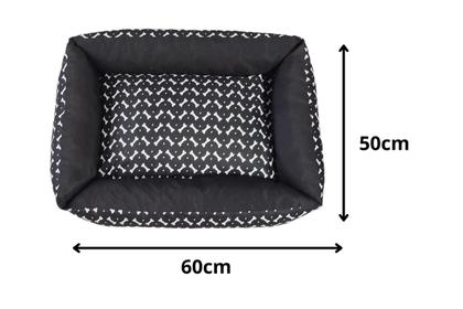 Imagem de Caminha Para  Cachorro  Porte Médio  60cm x 50cm Impermeável  Com Ziper Estampas