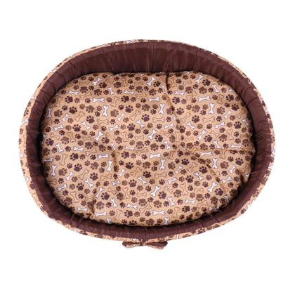 Imagem de Caminha Pet Espuma Europa Lacinho Oval Cães Gatos Cachorrinhos Porte Pequeno, Médio e Grande