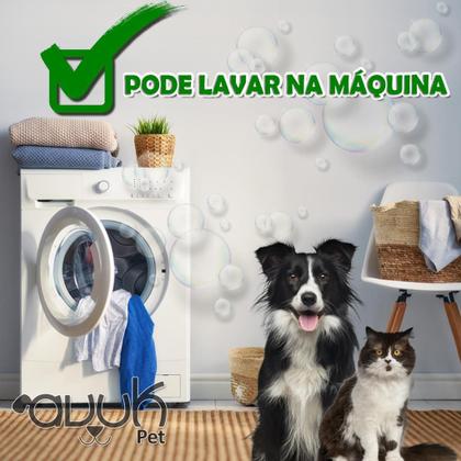 Imagem de Caminhaa Iglu Neon Orange 2x1 Avuk Pet Para Cachorro e Gato Com Almofada 