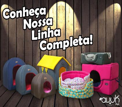 Imagem de Caminhaa Iglu Neon Orange 2x1 Avuk Pet Para Cachorro e Gato Com Almofada 