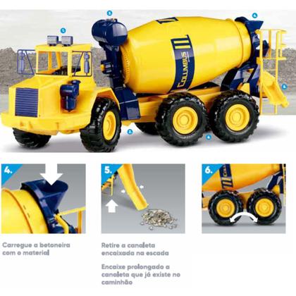 Imagem de Caminhão Betoneira Articulado Infantil Grande Roma
