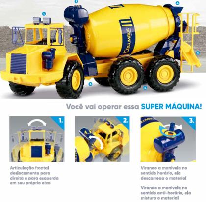 Imagem de Caminhão Betoneira Articulado Infantil Grande Roma