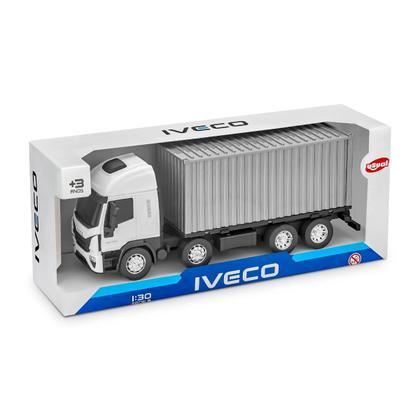 Imagem de Caminhão Bi -Truck Container Teto Alto Iveco Tector Sortido - Usual