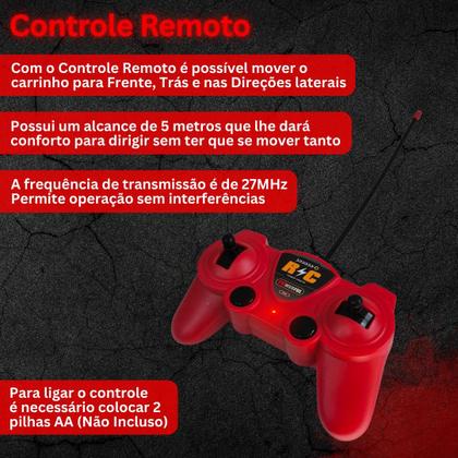 Imagem de Caminhão Bombeiro com Controle Remoto 116 Luz de LED Escada Manual Encaixe para Peças Tipo LEGO