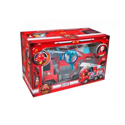 Imagem de Caminhão Bombeiro Fire Grande 58cm Com Escada Som Luz Água - Magic Toys