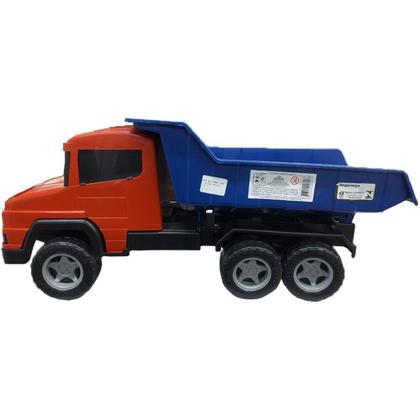 Caminhão Caçamba Grande Menino Super Truck 58 Cm Diversão - Adijomar Imagem de Caminhão Caçamba Grande Menino Super Truck 58 Cm Diversão