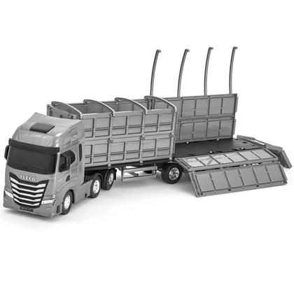 Imagem de Caminhão Carreta Articulada Removível Iveco S-way - Usual Brinquedos