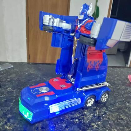 Imagem de Caminhão Carrinho Robô Com Sons E Luzes Bate E Volta