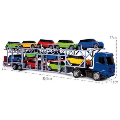 Imagem de Caminhão Cegonheira Superfrota Transcar Poliplac Com Carrinhos