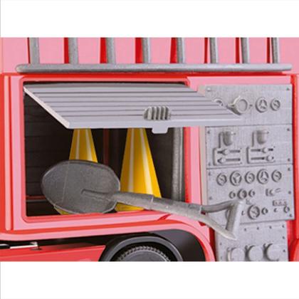 Imagem de Caminhão colecionável bombeiro brinquedo infantil educativo resistente