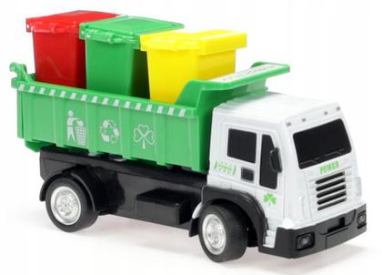 Imagem de Caminhão Coletor de Lixo de Controle Remoto Com Caçambas.