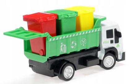 Imagem de Caminhão Coletor de Lixo de Controle Remoto Com Caçambas.