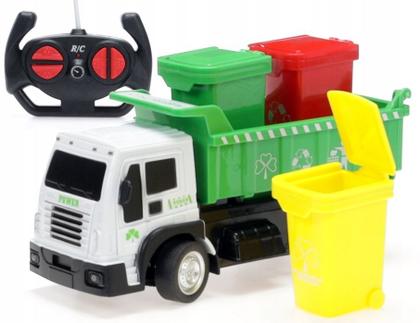 Imagem de Caminhão Coletor de Lixo de Controle Remoto Com Caçambas.