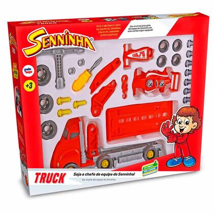 Imagem de Caminhão com Acessórios - Senninha - Truck - 43 peças - Pakitoys