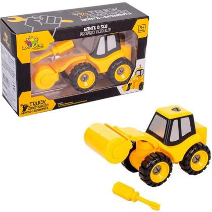 Caminhão Construção Monta Desmonta Compactador E Ferramenta - Zein Imagem de Caminhão Construção Monta Desmonta Compactador E Ferramenta