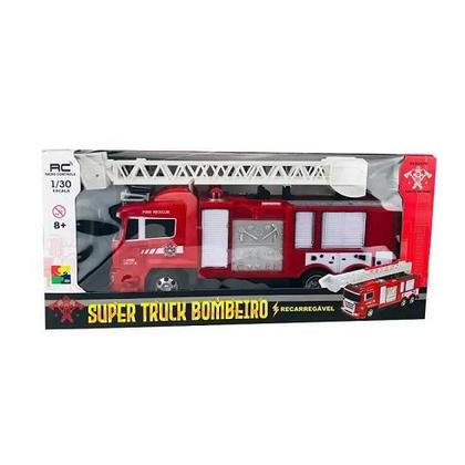 Imagem de Caminhão Controle Remoto Truck Bombeiro Vermelho