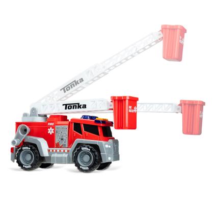 Imagem de Caminhão de bombeiros de brinquedo Tonka Crank and Haul com luz e som 3+