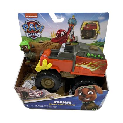 Imagem de Caminhão De Brinquedo Com Rodas Grandes Paw Patrol Boomer Roxi Para Meninos E Meninas Com Figura De
