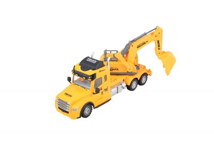 Imagem de Caminhão de construção a controle rem. 4f. c/ som e luz