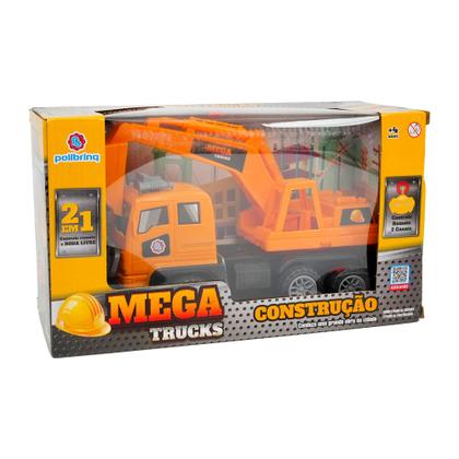 Imagem de Caminhão de Controle Remoto Mega Trucks Construção Veículo de Brinquedo Infantil