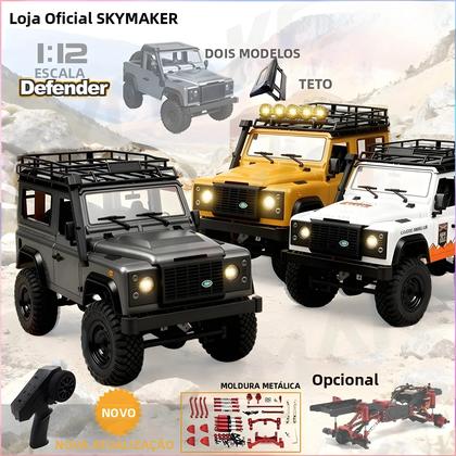 Imagem de Caminhão De Controle Remoto MN99S V2 RTR Em Escala 1:12 4WD Rock Crawler Modelo Defender Pickup