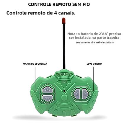 Imagem de Caminhão De Lixo RC Para Crianças Com Efeitos De Luz E Som, Caminhão De Controle Remoto