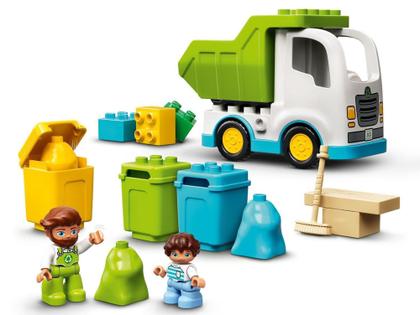 Imagem de Caminhão do Lixo e Reciclagem Lego Duplo