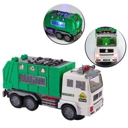 Imagem de Caminhão Ecológico Para Crianças Educativo Com Luzes E Som Brinquedo Exclusivo