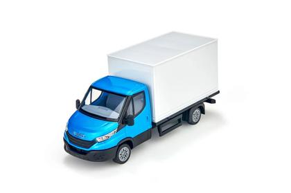 Imagem de Caminhão Iveco Daily Carroceria Bau Brinquedo Infantil