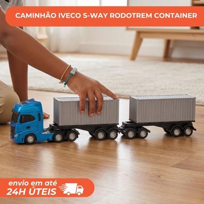 Imagem de Caminhão Iveco S-Way Rodotrem Container Usual Plastic