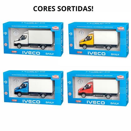Imagem de Caminhão Miniatura Iveco Daily Carroceria Bau