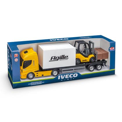 Imagem de Caminhão Plataforma Iveco Hi-way C/ Empilhadeira - Usual