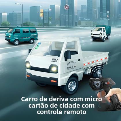 Imagem de Caminhão RC Com Controle Remoto Carro De Drift 24G Com Luzes E Sons Para Meninos Crianças