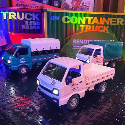 Imagem de Caminhão RC Com Controle Remoto Carro De Drift 24G Com Luzes E Sons Para Meninos Crianças