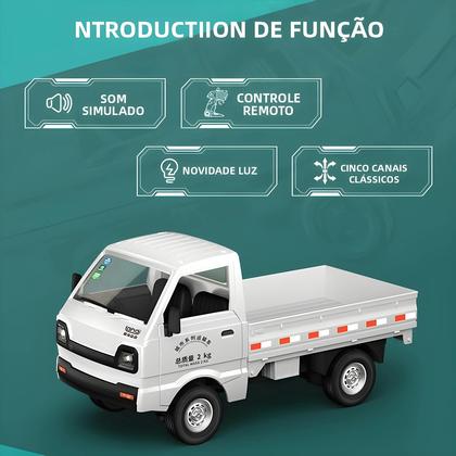 Imagem de Caminhão RC Com Controle Remoto Carro De Drift 24G Com Luzes E Sons Para Meninos Crianças
