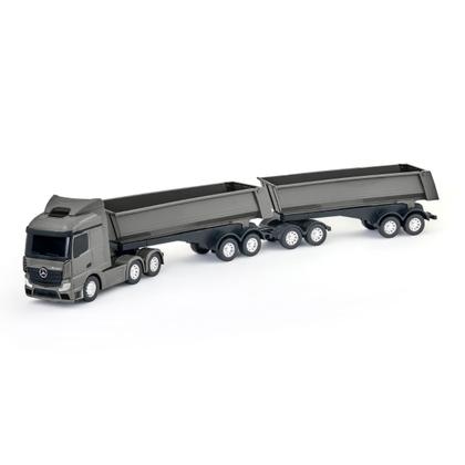 Caminhão Rodotrem MercedesBenz Actros Basculante 73cm Escala 130